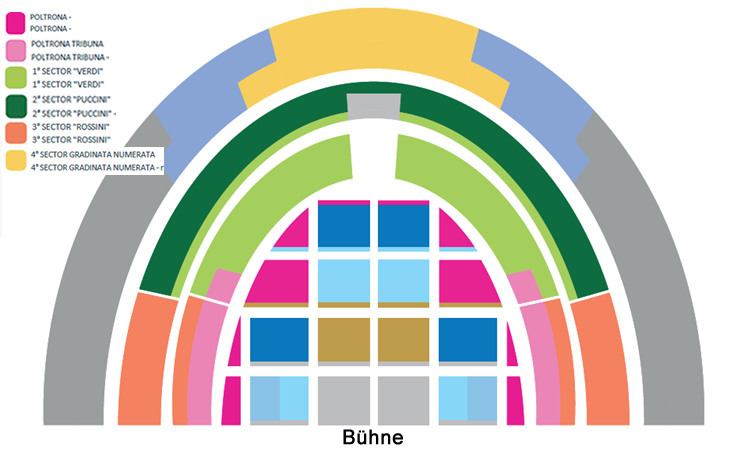 Arena di Verona Sitzplan